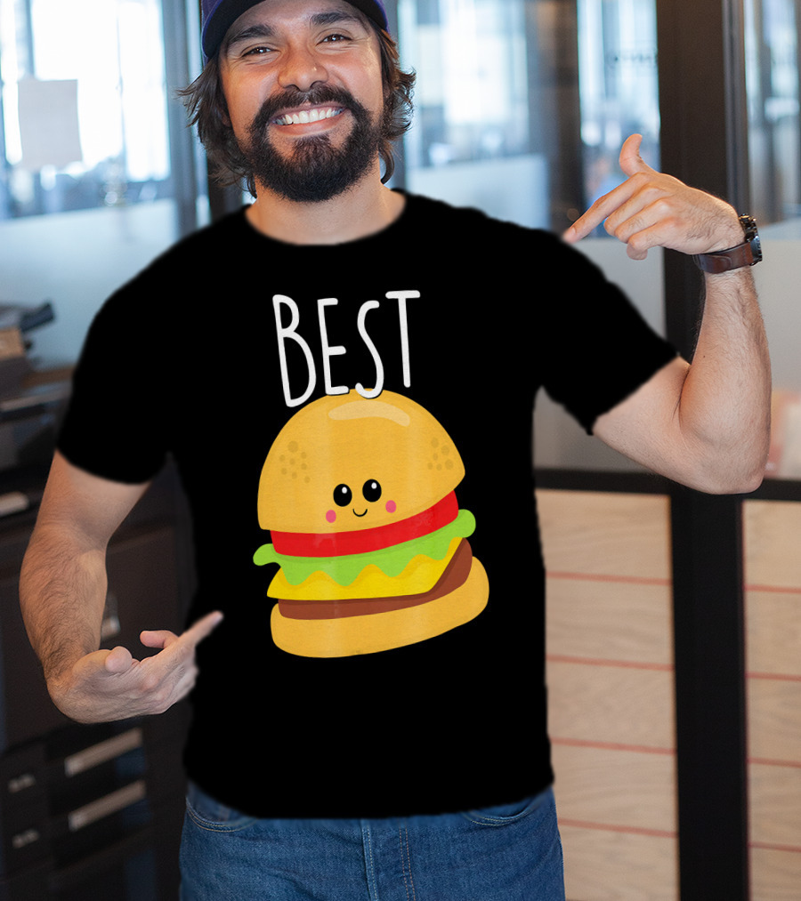 Bestie Cute Food BFF Best Friend Burger T-Shirt