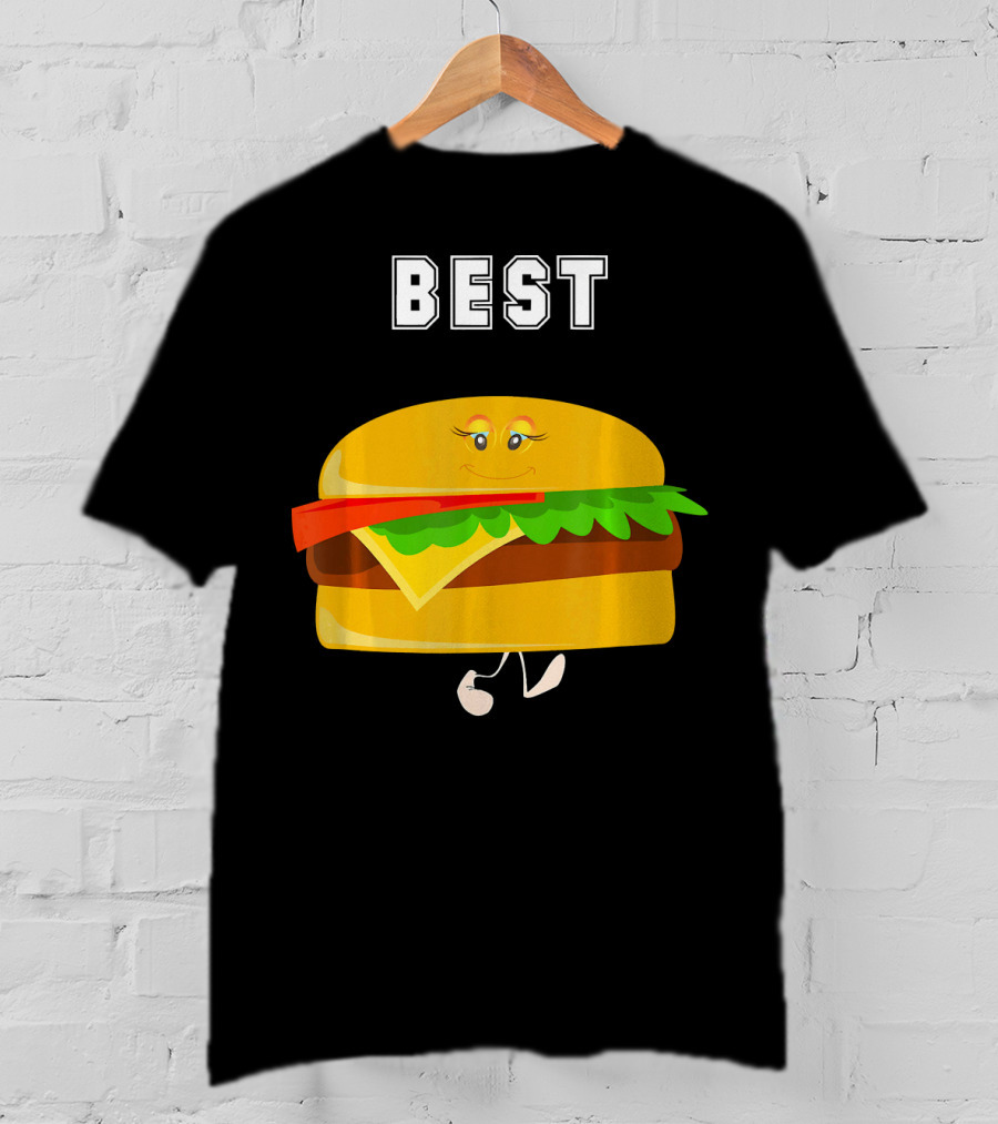 BEST Friends Matching Burger BFF T-Shirt