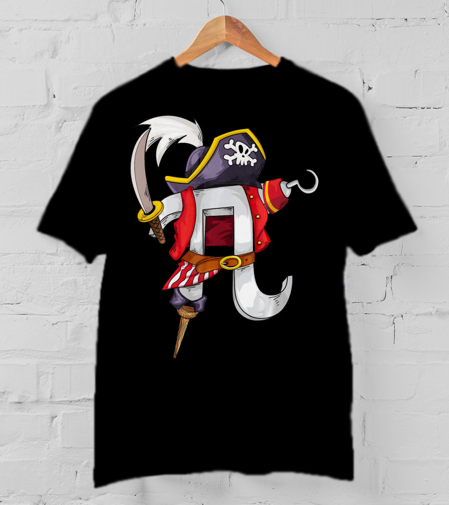 Pi Pirate Costume Cool Math Lovers T-Shirt