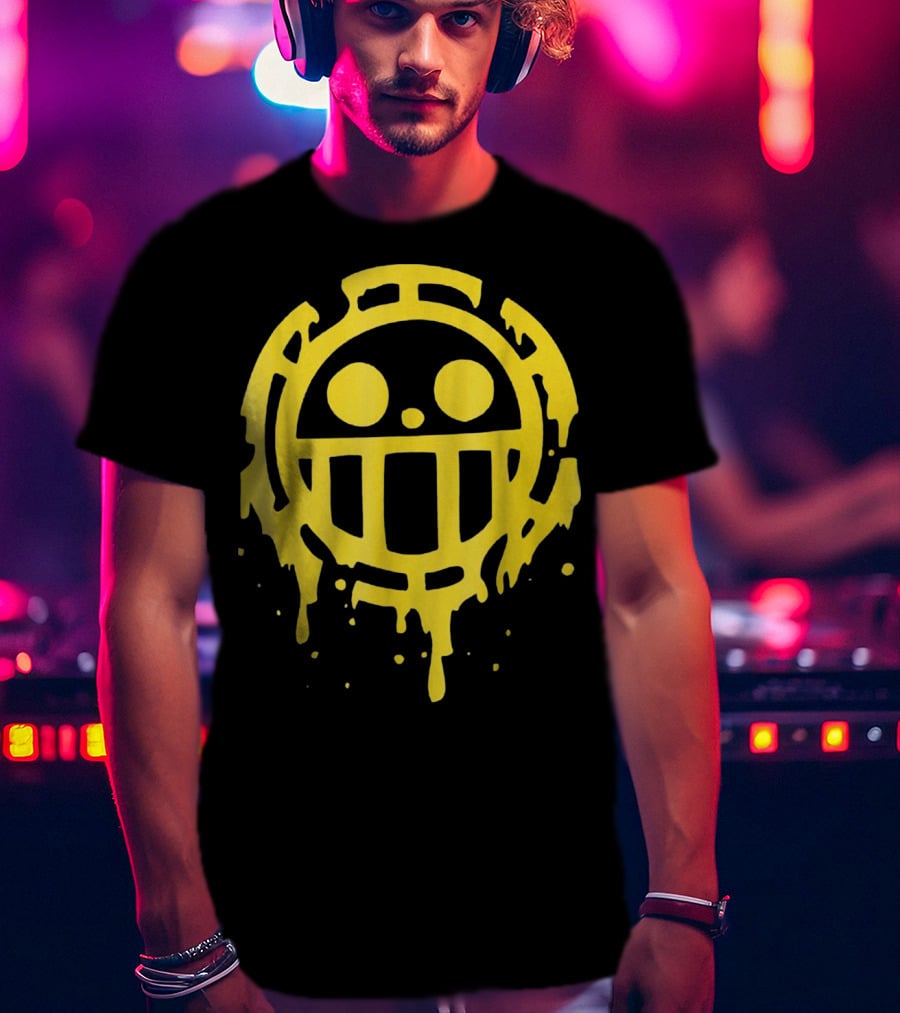 Heart Pirates Trafalgar D. Law Jolly Roger One Piece Crew T-Shirt