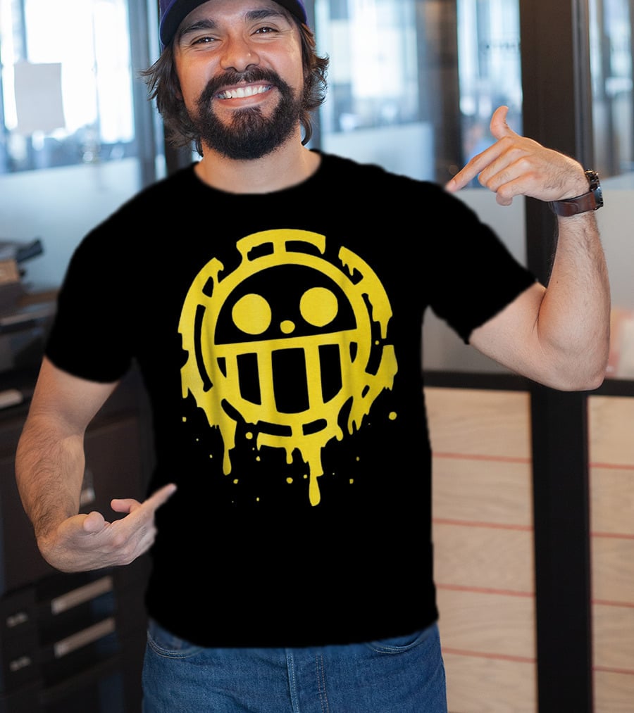 Heart Pirates Trafalgar D. Law Jolly Roger One Piece Crew T-Shirt