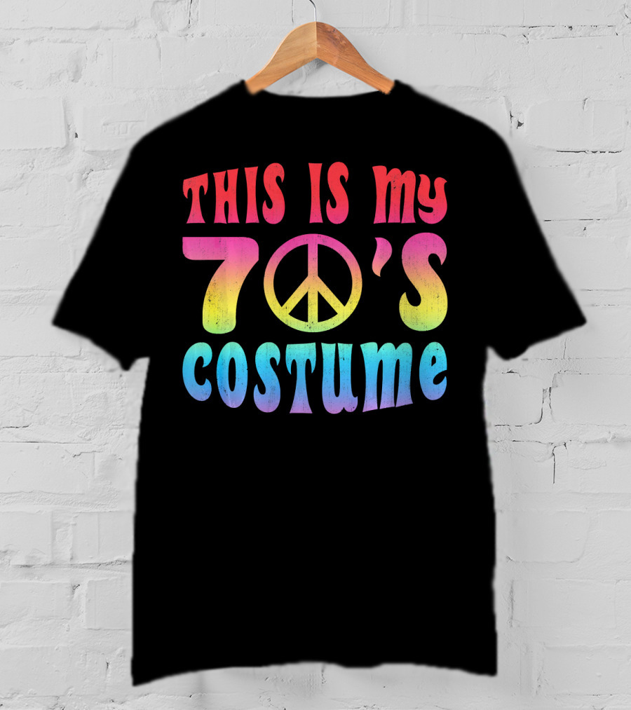 This Is My 70's Peace Sign Costume T-Shirt