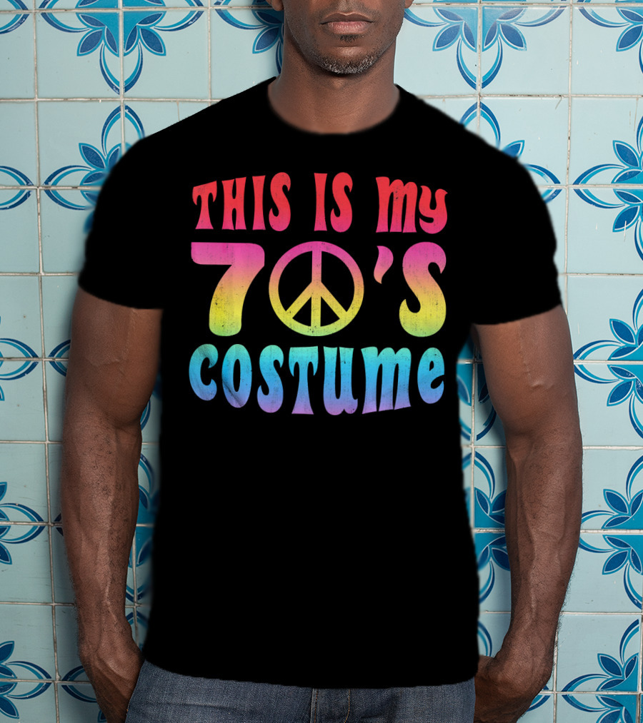 This Is My 70's Peace Sign Costume T-Shirt