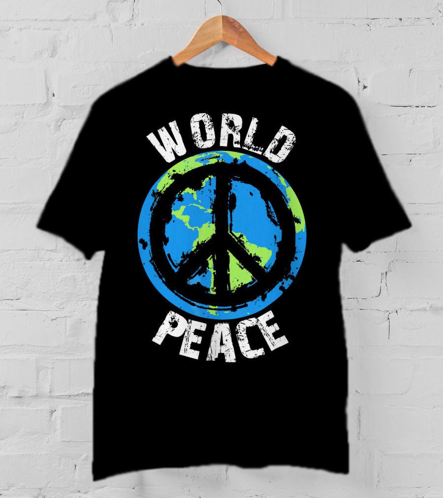 World Peace Global Peace Earth T-Shirt