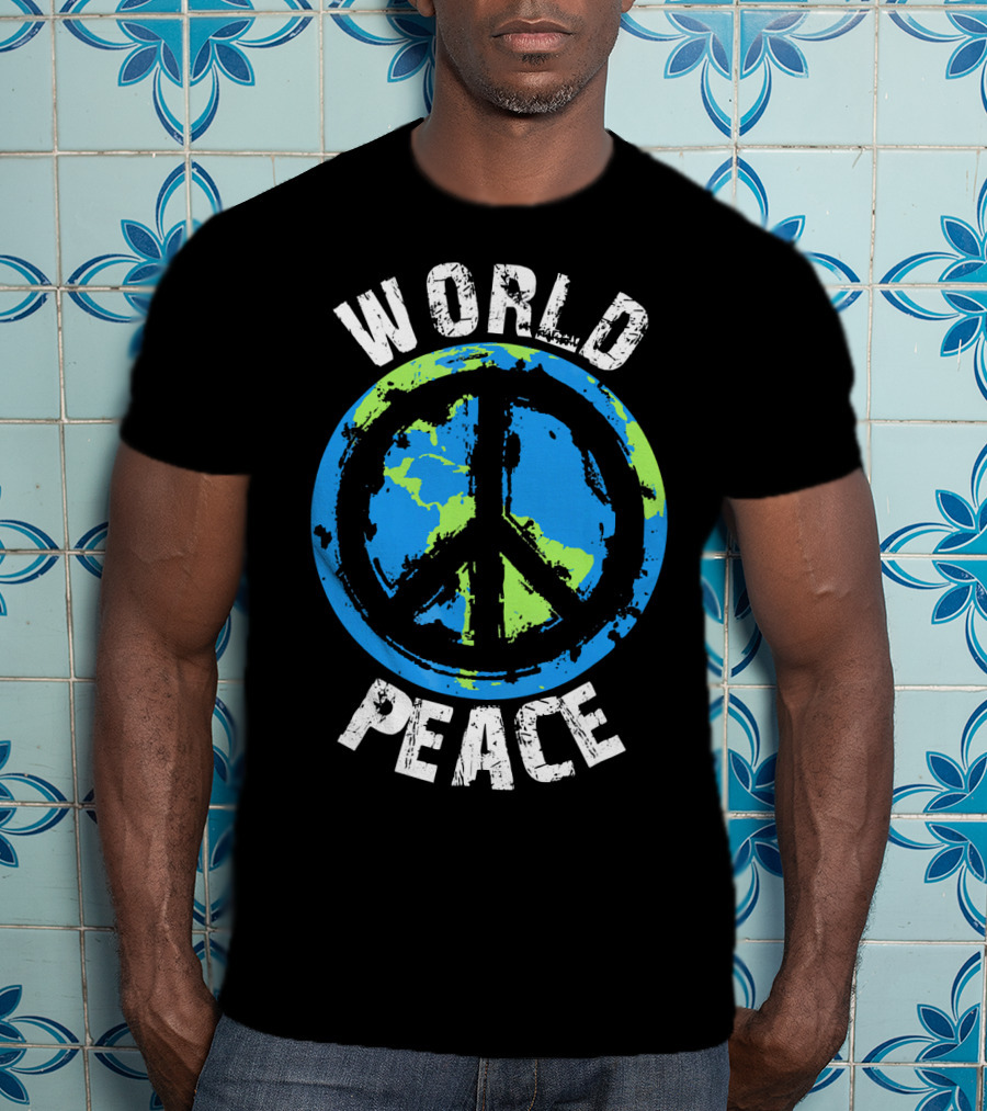 World Peace Global Peace Earth T-Shirt