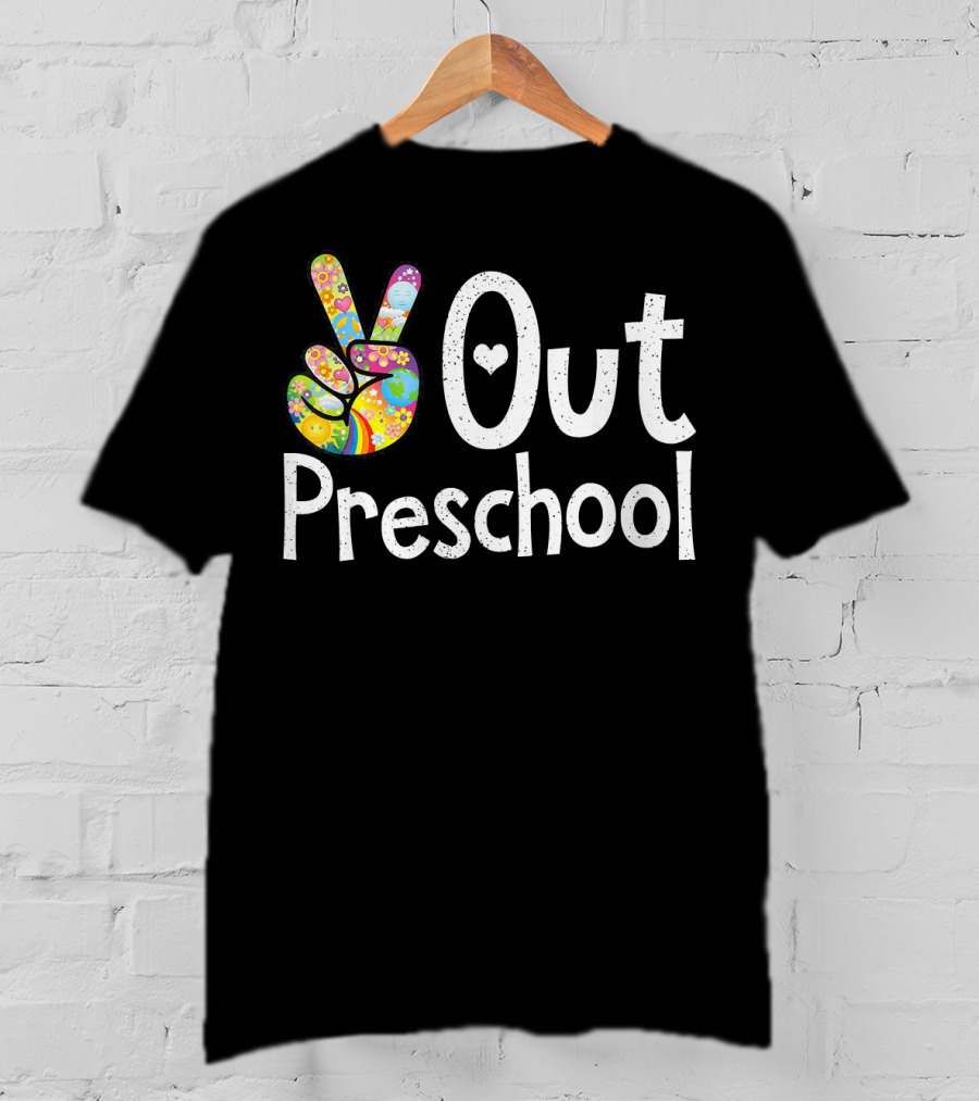 Peace Out Preschool Graduation T-Shirt