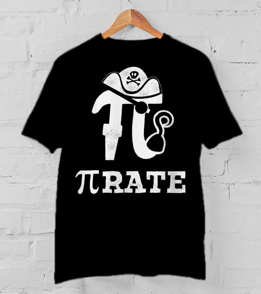 Pi Rate Pirate Math Humor 3.14 T-Shirt