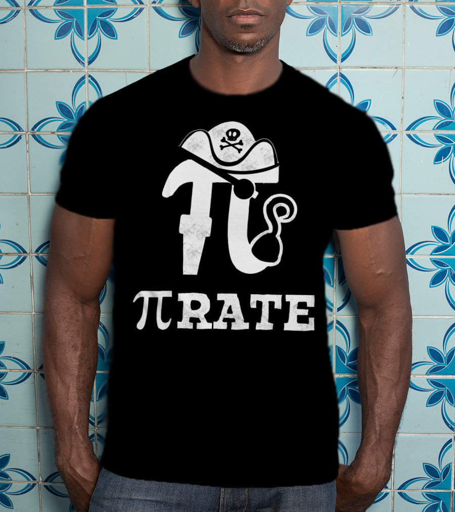 Pi Rate Pirate Math Humor 3.14 T-Shirt