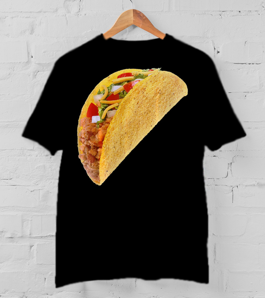 Taco Costume Mexican Food Hard Shell Taco T-Shirt