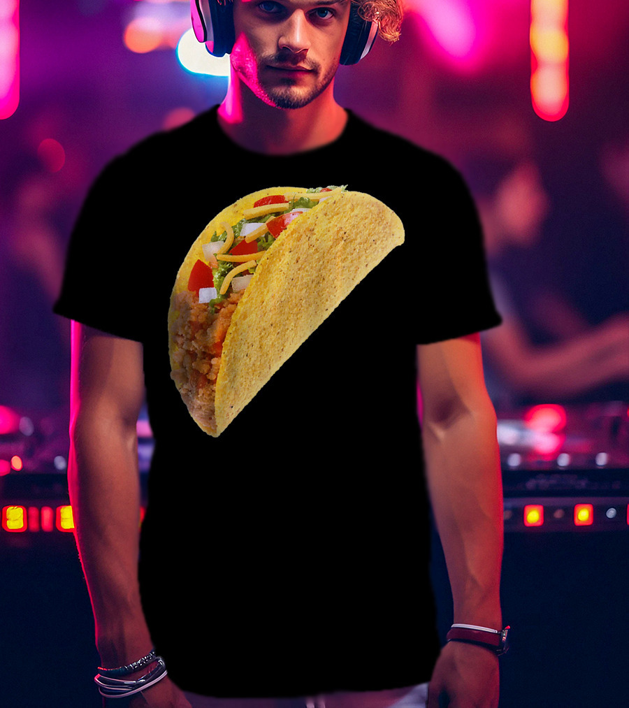 Taco Costume Mexican Food Hard Shell Taco T-Shirt