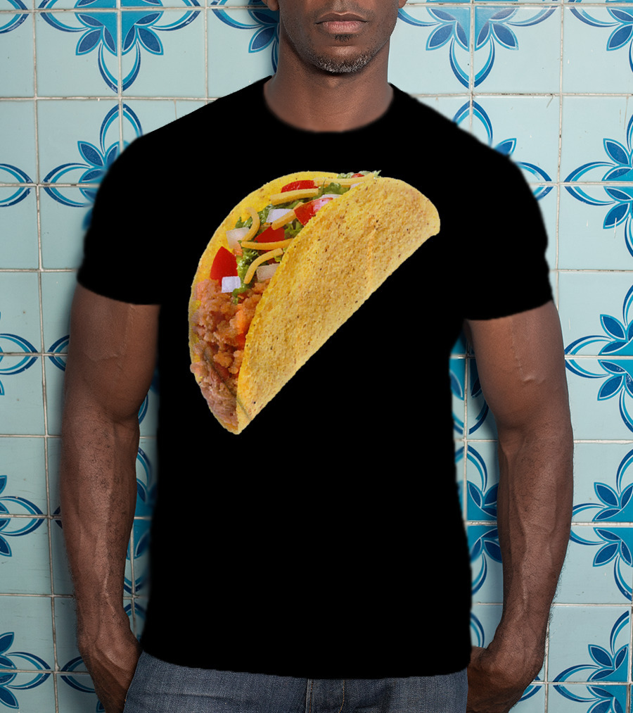 Taco Costume Mexican Food Hard Shell Taco T-Shirt