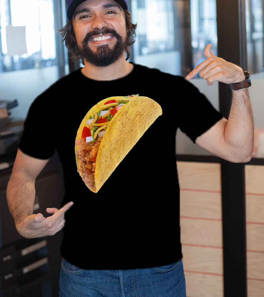 Taco Costume Mexican Food Hard Shell Taco T-Shirt