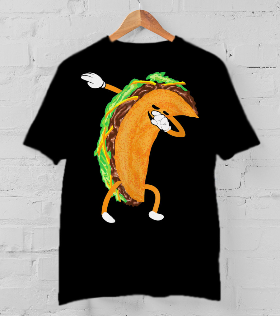 Dabbing Taco Cute Taco Cinco De Mayo Fun T-Shirt