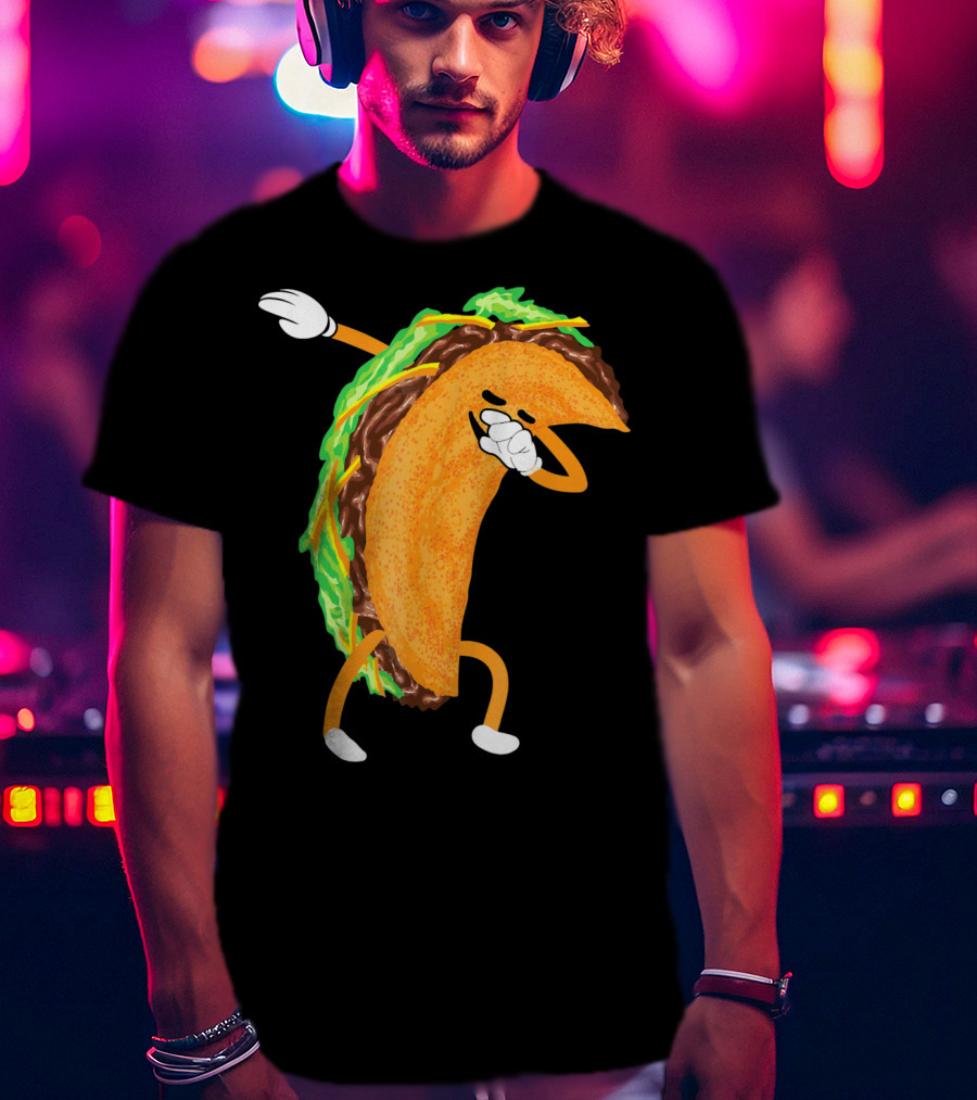 Dabbing Taco Cute Taco Cinco De Mayo Fun T-Shirt
