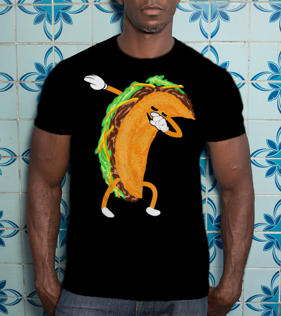 Dabbing Taco Cute Taco Cinco De Mayo Fun T-Shirt