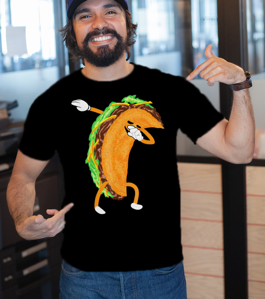 Dabbing Taco Cute Taco Cinco De Mayo Fun T-Shirt