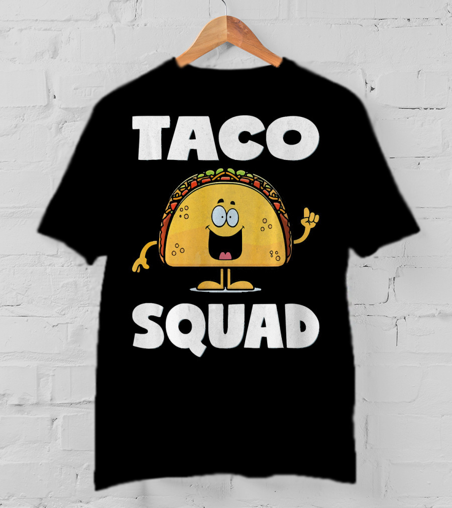 Taco Squad Vintage Funny Tacos Party T-Shirt