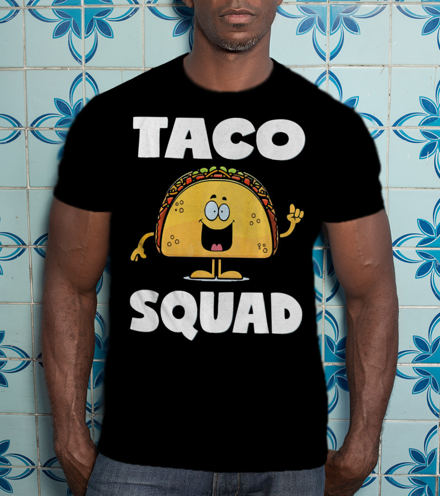 Taco Squad Vintage Funny Tacos Party T-Shirt