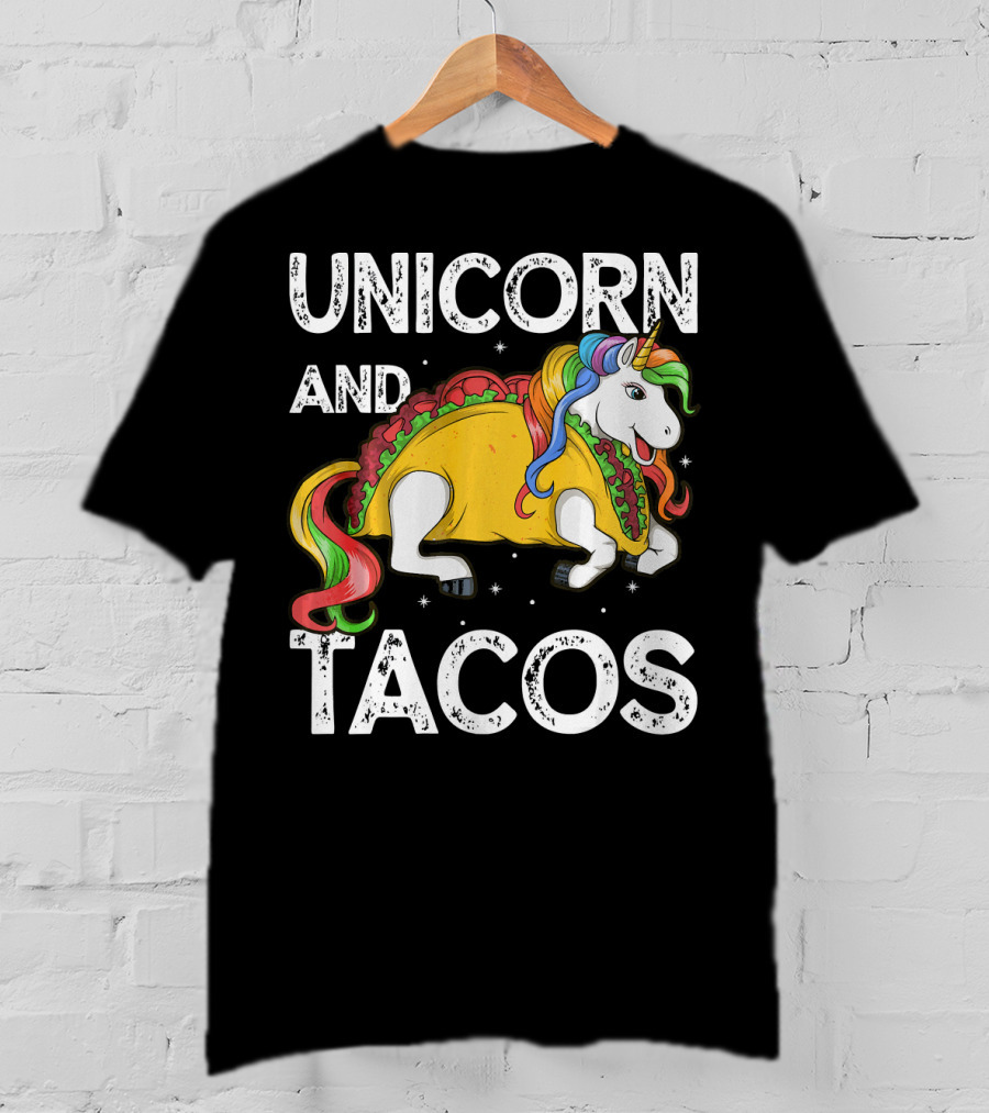 Unicorn And Tacos Rainbow Taco Squad T-Shirt