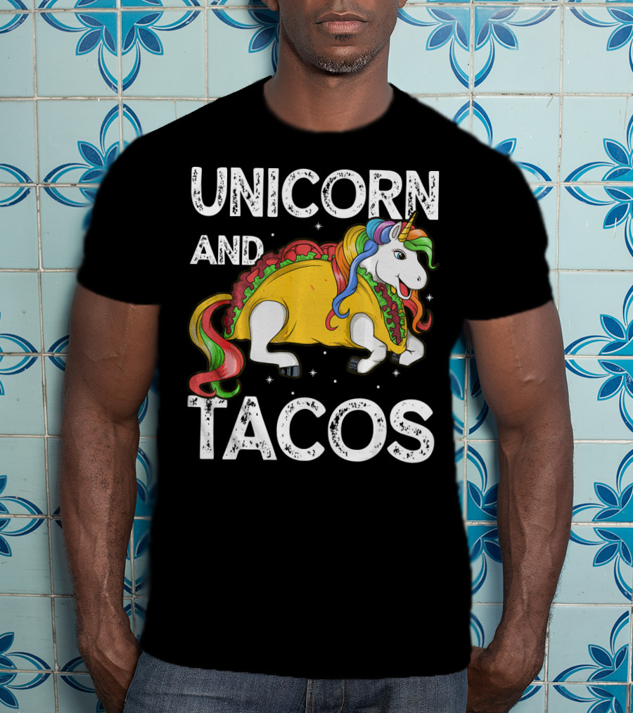 Unicorn And Tacos Rainbow Taco Squad T-Shirt