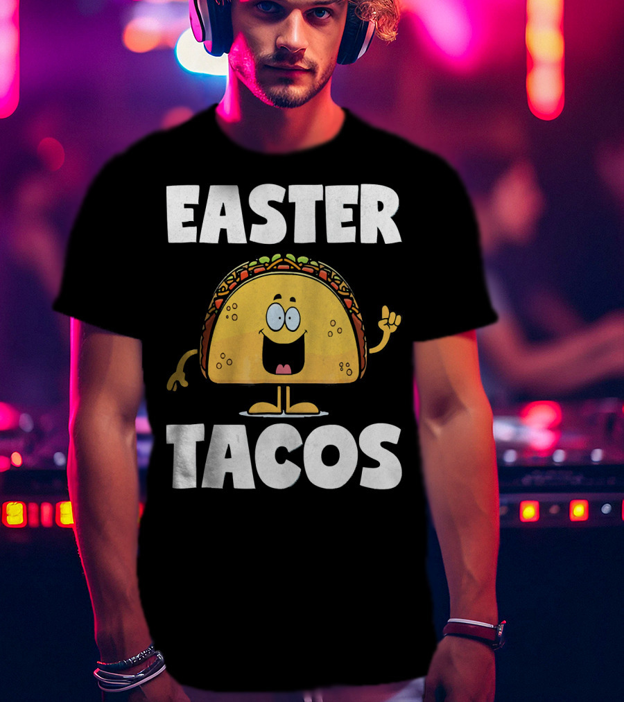 Easter Tacos Vintage Funny Easter T-Shirt
