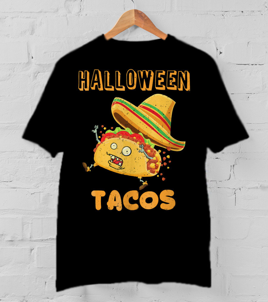 Halloween Tacos Zombie Costume T-Shirt