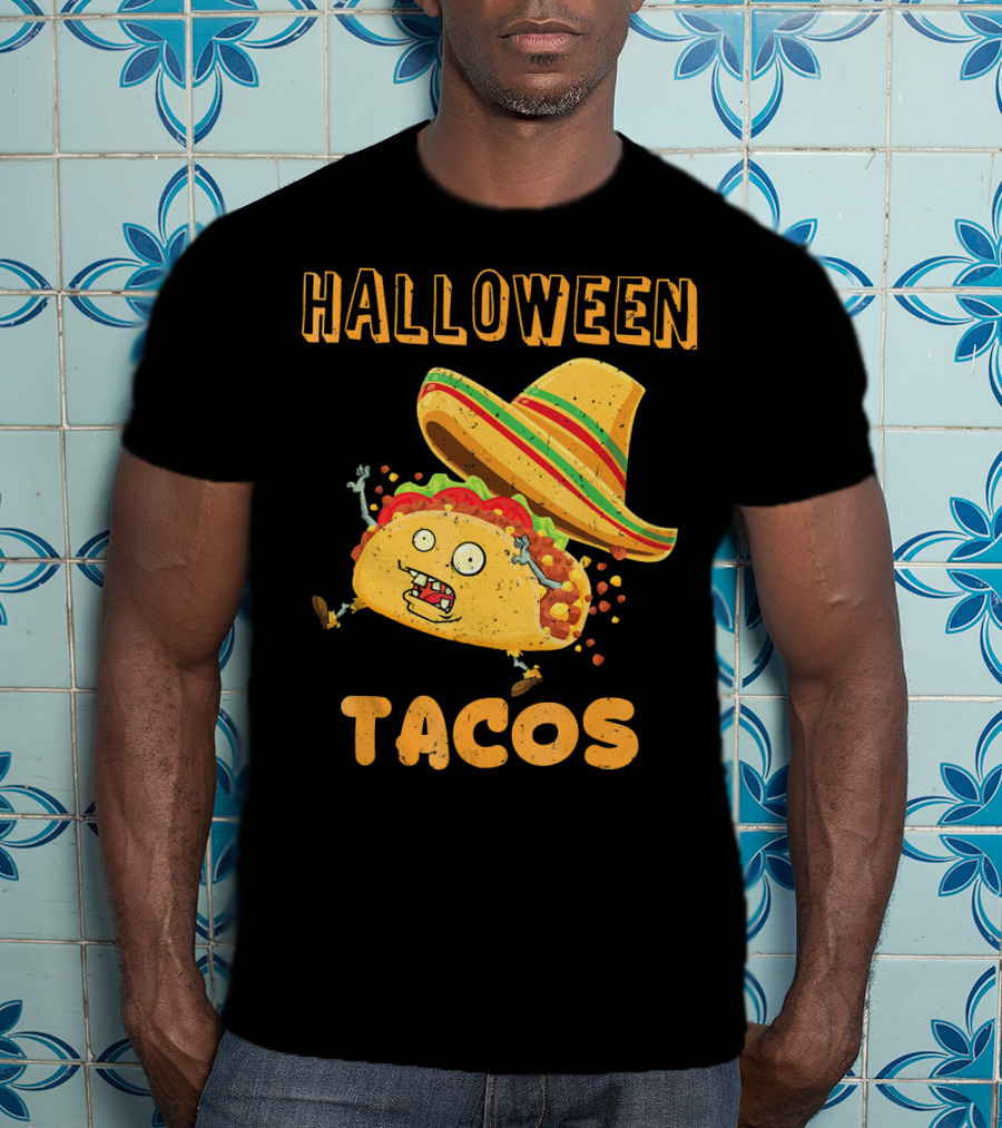 Halloween Tacos Zombie Costume T-Shirt