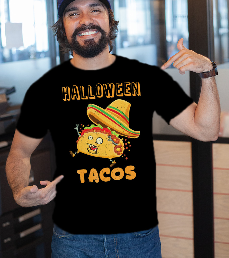 Halloween Tacos Zombie Costume T-Shirt