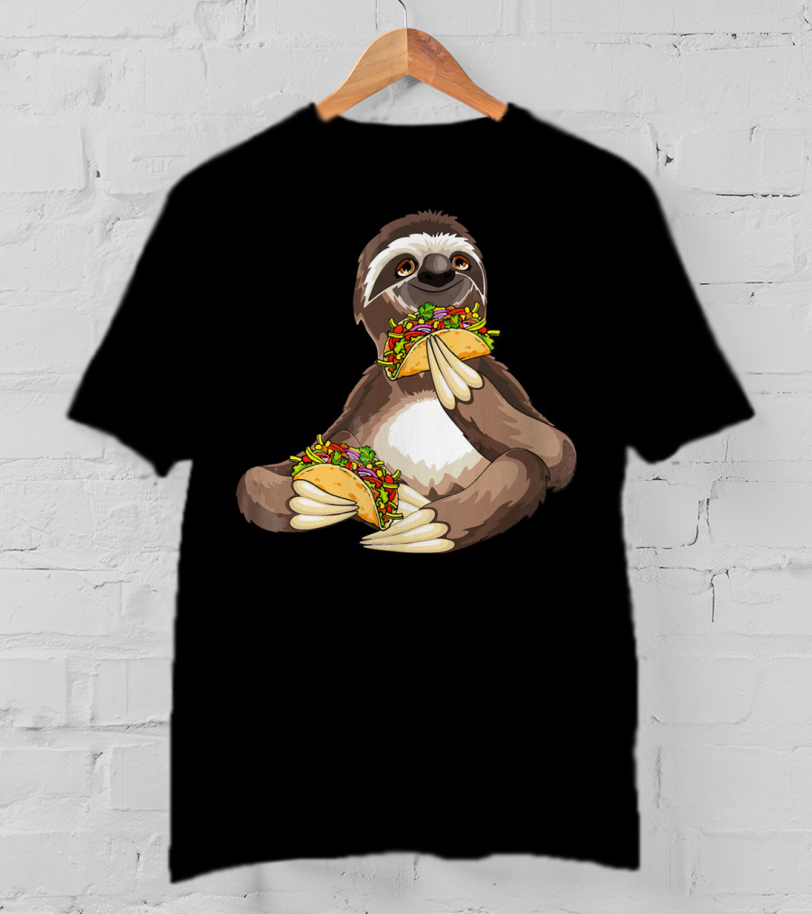 Sloth Eating Tacos For Sloth T-Shirt