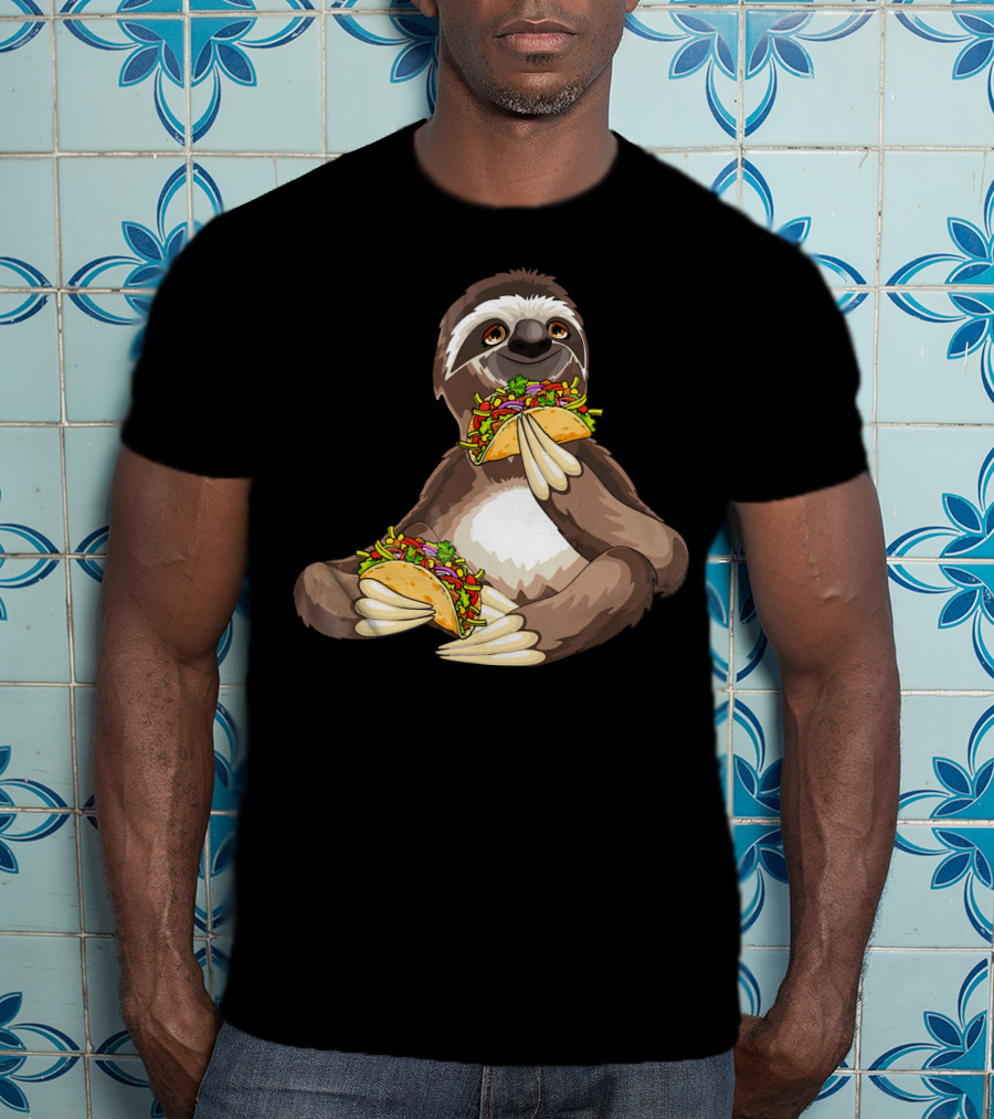 Sloth Eating Tacos For Sloth T-Shirt