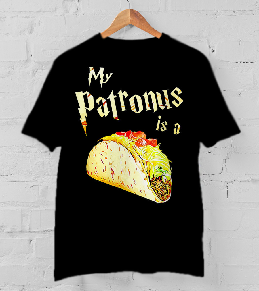 My Patronus Is A Taco Wizard Warlock Foo T-Shirt