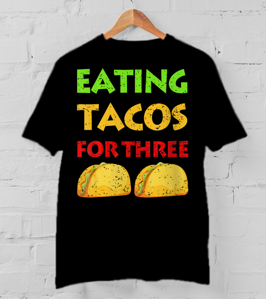 Moms Of Twins Eating Tacos For Three Mexi T-Shirt