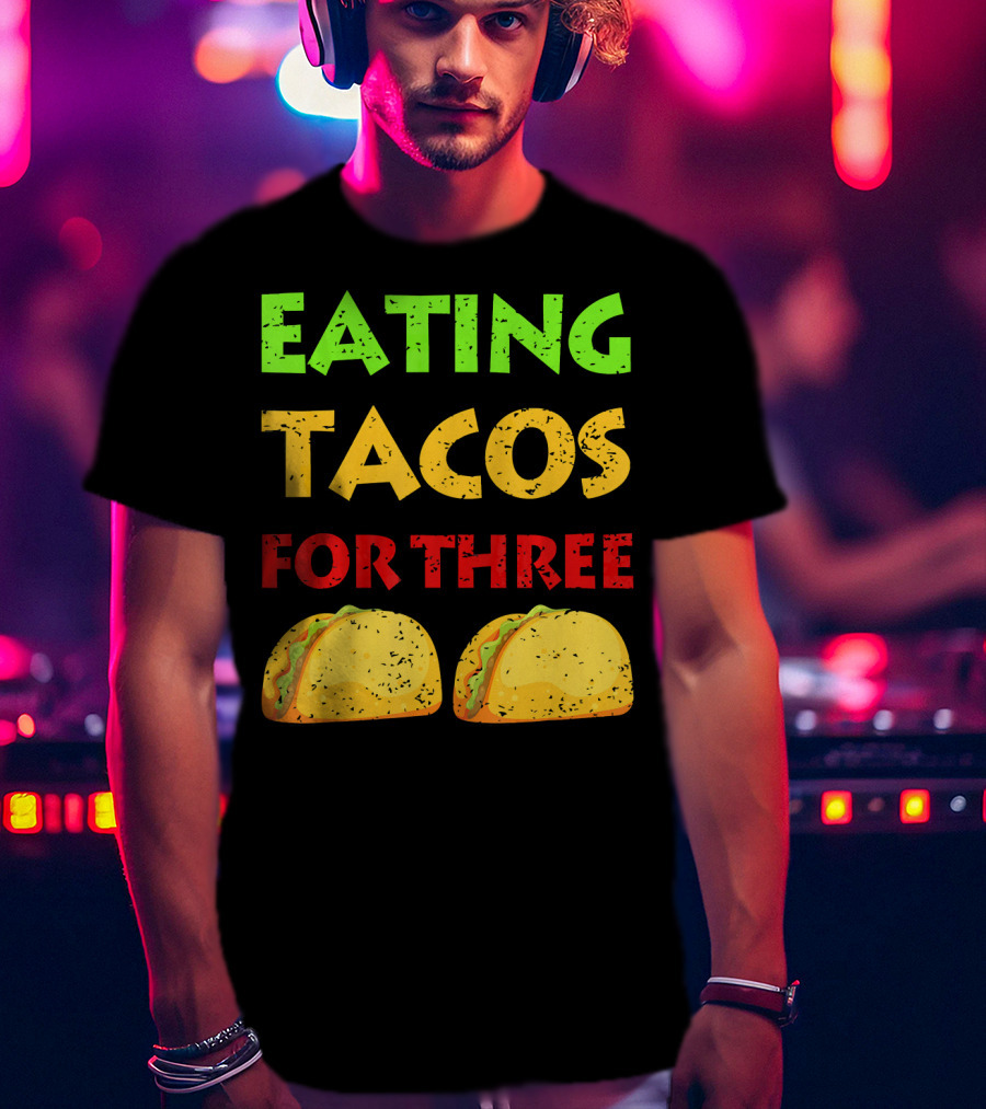 Moms Of Twins Eating Tacos For Three Mexi T-Shirt