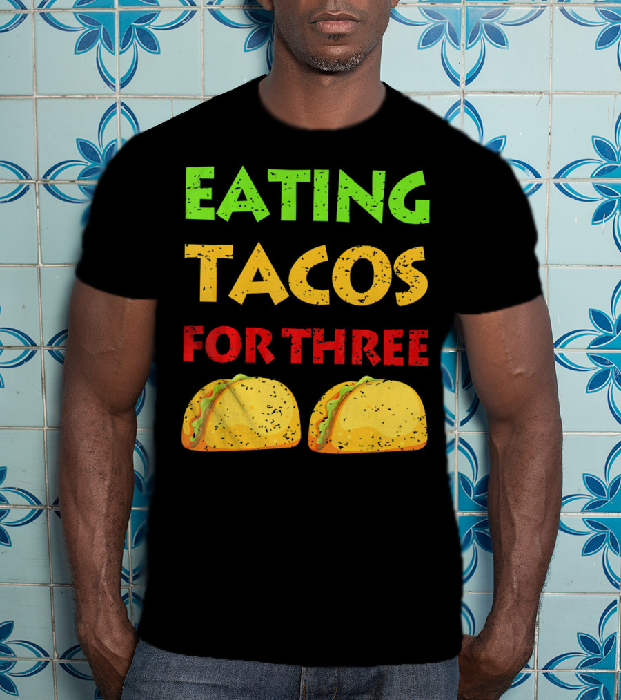 Moms Of Twins Eating Tacos For Three Mexi T-Shirt
