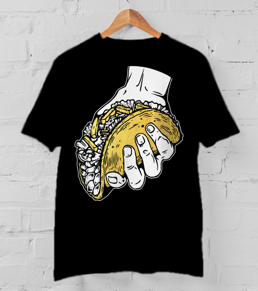 Taco Hand Holding Classic Street Food T-Shirt
