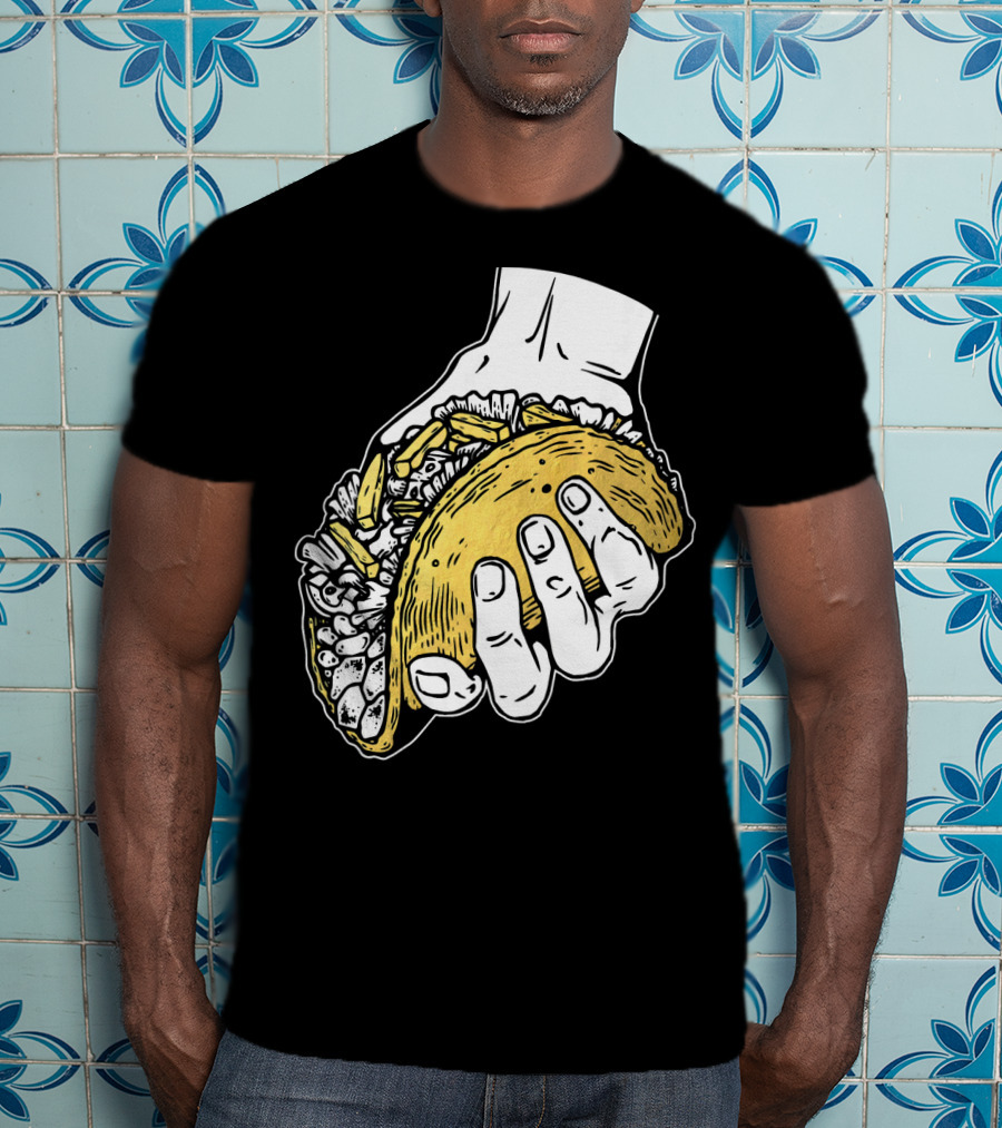Taco Hand Holding Classic Street Food T-Shirt