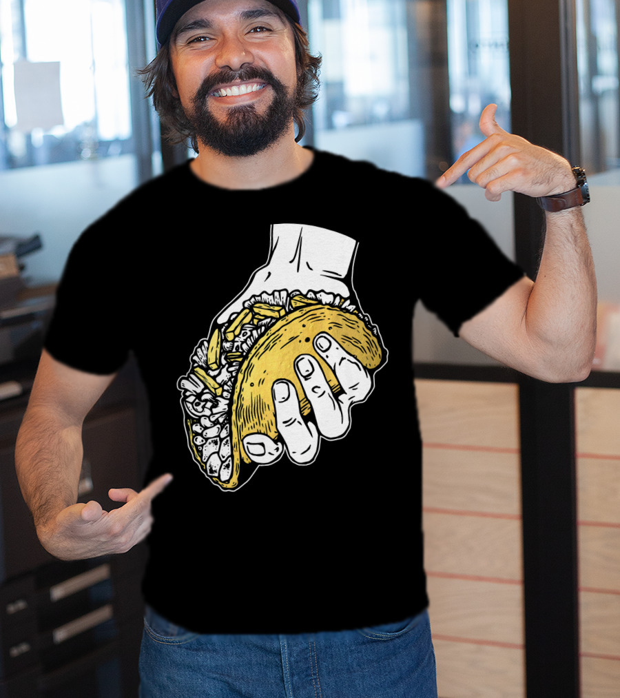 Taco Hand Holding Classic Street Food T-Shirt
