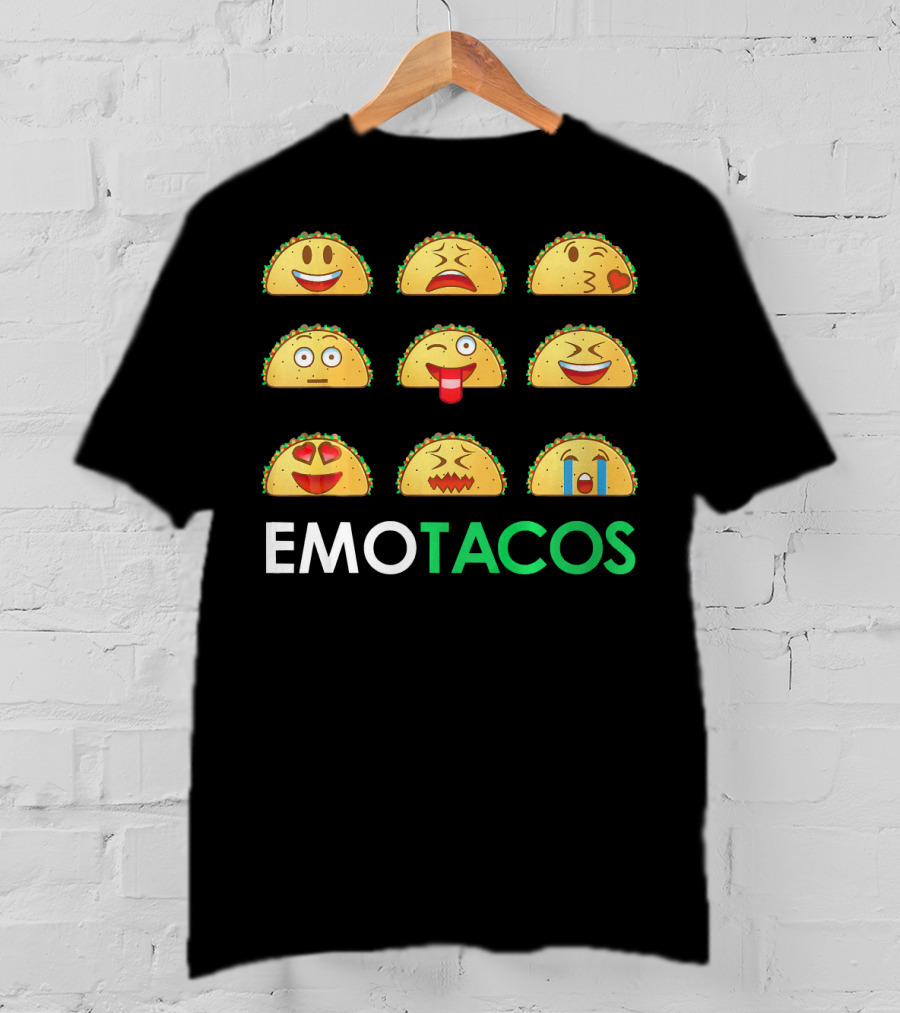 EmoTacos Nine Taco Emoji Expressions T-Shirt
