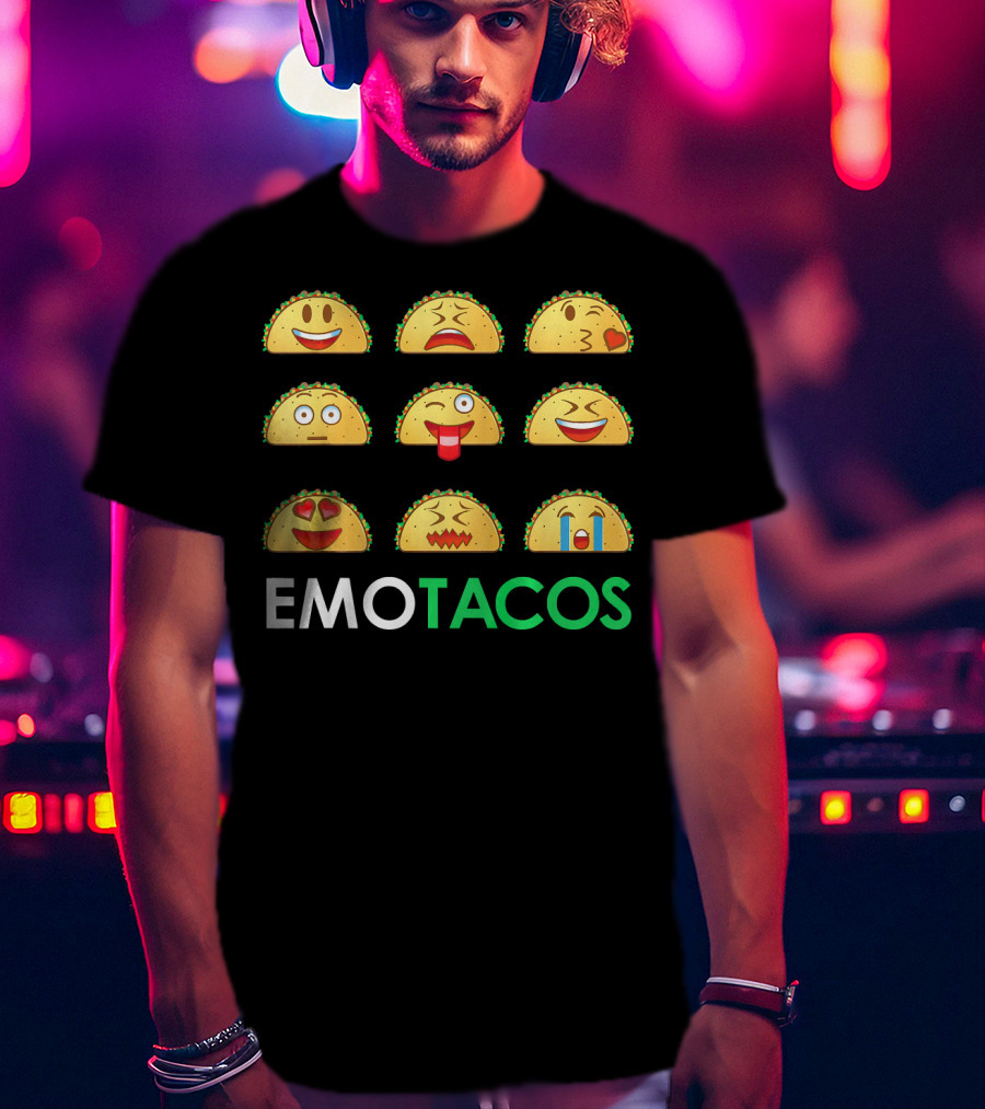 EmoTacos Nine Taco Emoji Expressions T-Shirt