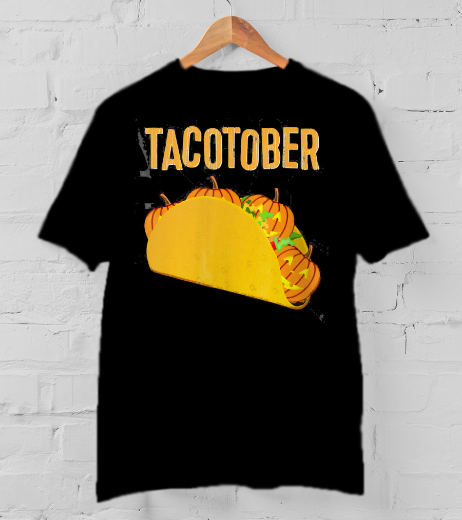 Tacotober Halloween Pumpkin Taco T-Shirt