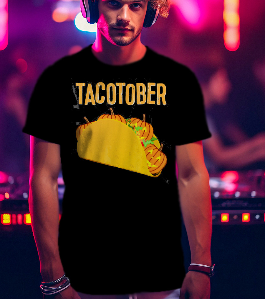 Tacotober Halloween Pumpkin Taco T-Shirt