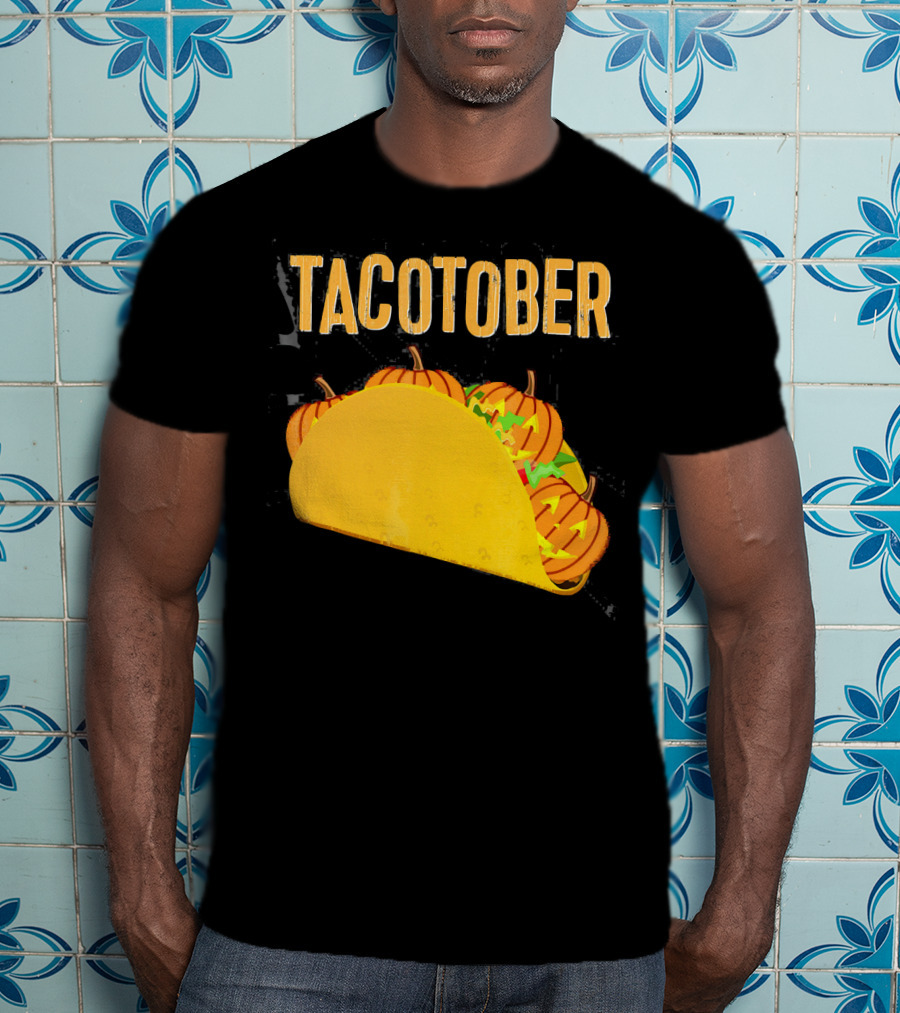Tacotober Halloween Pumpkin Taco T-Shirt