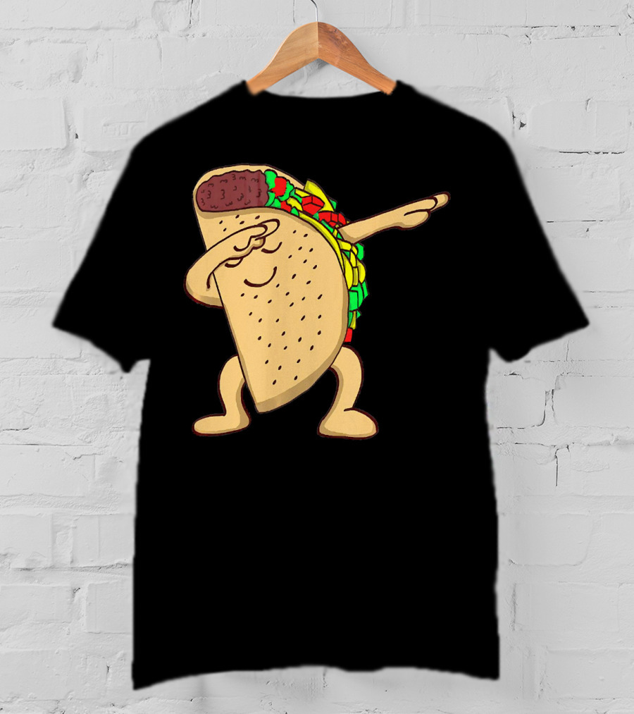 Funny Dabbing Taco Dance Pose T-Shirt