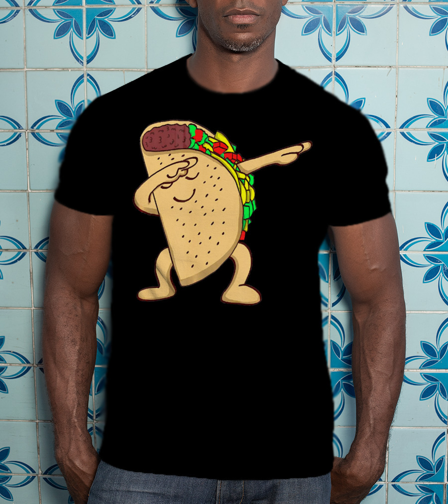 Funny Dabbing Taco Dance Pose T-Shirt