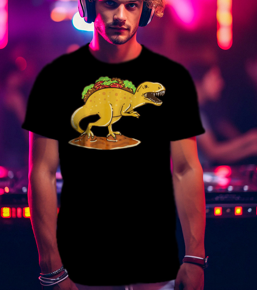 Tyrannosaurus Rex Taco Dinosaur T-Shirt