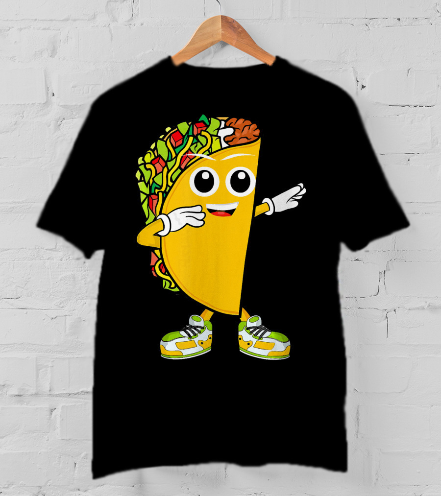 Dabbing Taco Dance Fun Celebrate Fiesta T-Shirt