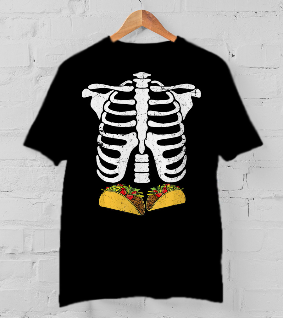 Skeleton Rib Cage Taco Xray T-Shirt