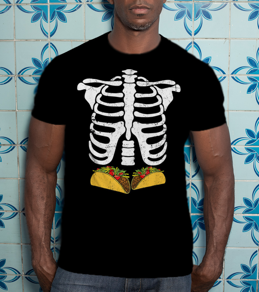 Skeleton Rib Cage Taco Xray T-Shirt