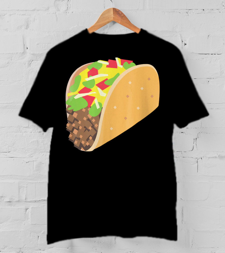 I Love Tacos Emoji Mexican Taco T-Shirt
