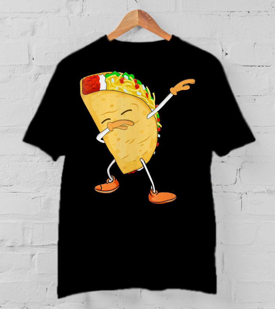 Dabbing Taco Mexican Food Lover Dance Fiesta T-Shirt